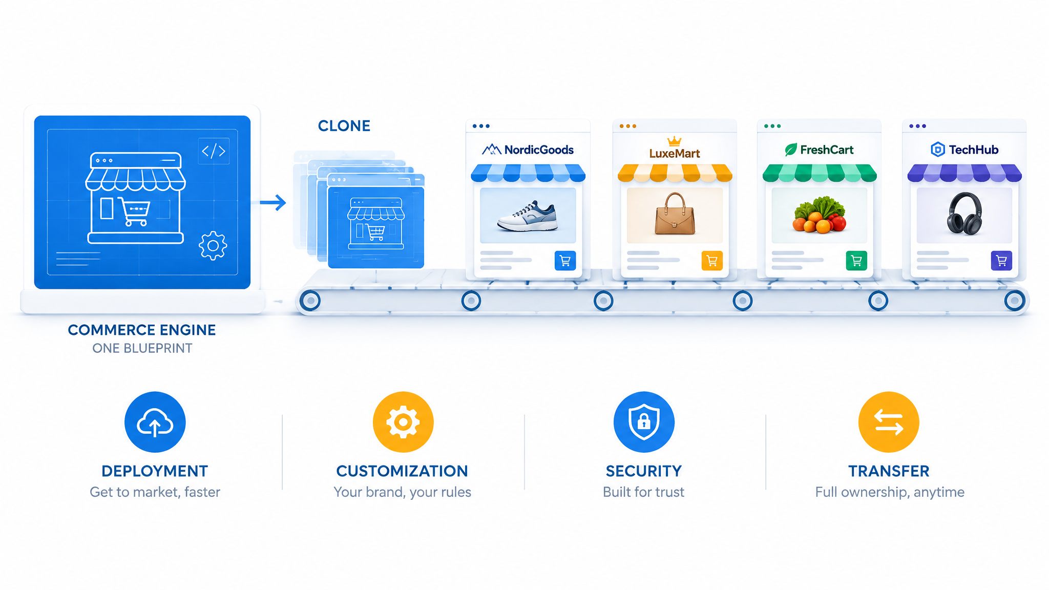 How to Turn a Commerce Engine into a Reproducible White-Label Offer for Multiple Clients