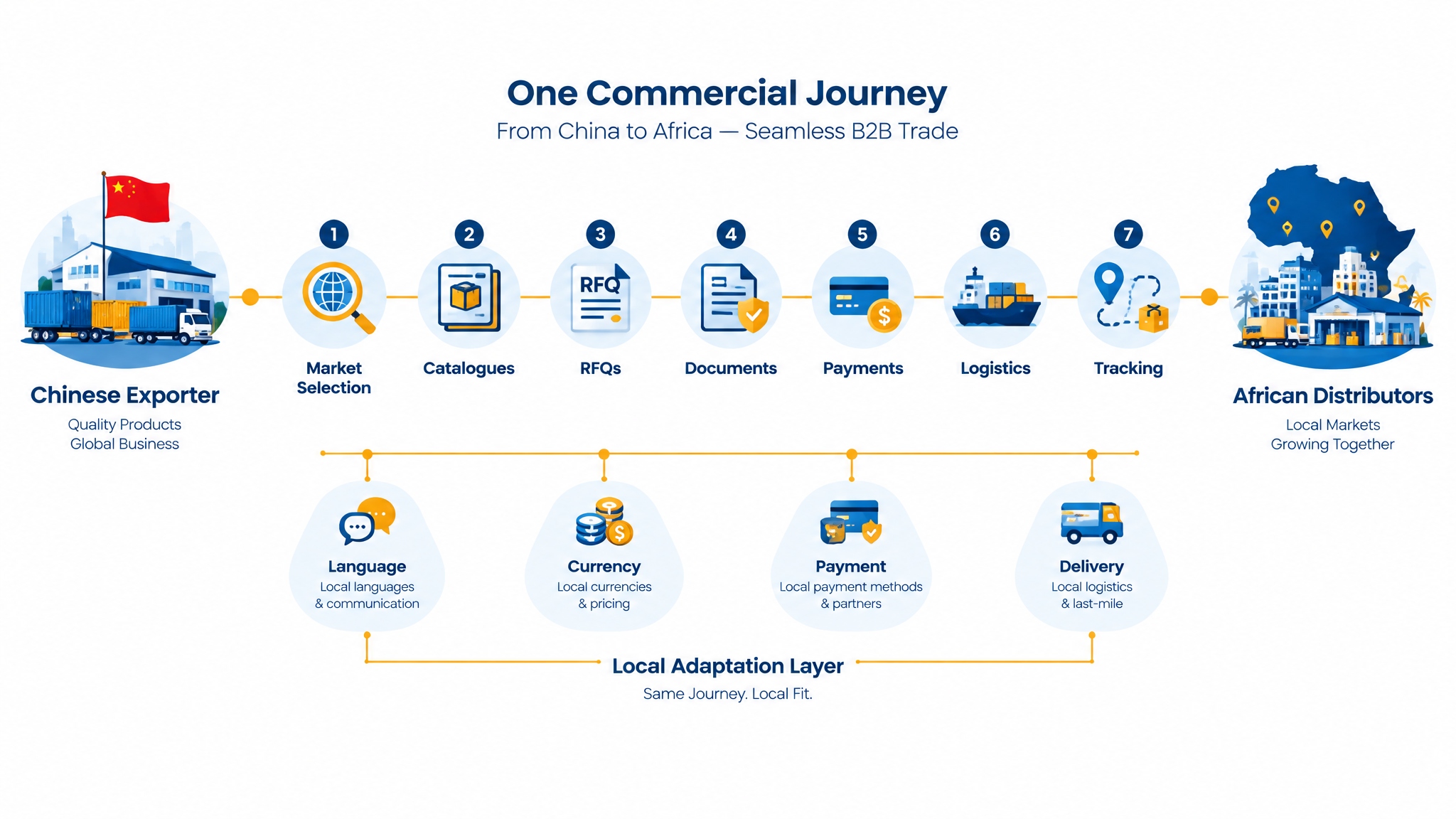 Selling to African Distributors from China: Adapt the Commercial Journey to Each Market